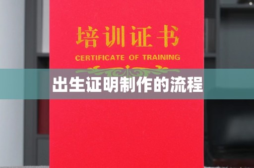 惠水出生证明制作的流程