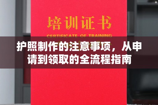 惠水护照制作的注意事项，从申请到领取的全流程指南